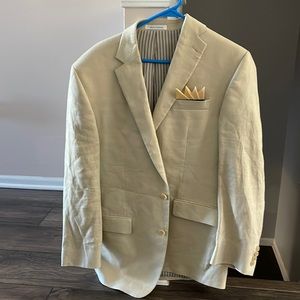 Calvin Klein linen suit